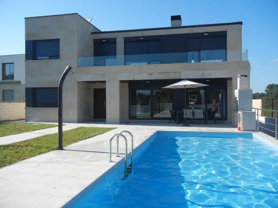 Chalet de diseño moderno en Sanxenxo Exterior foto