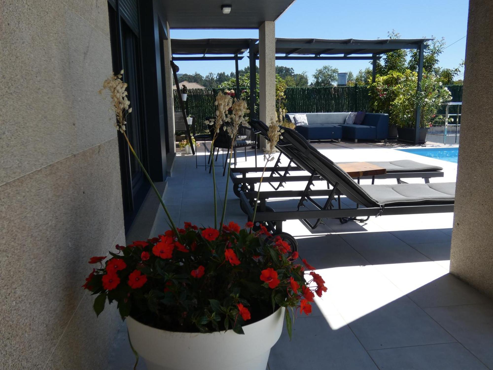 Chalet de diseño moderno en Sanxenxo Exterior foto